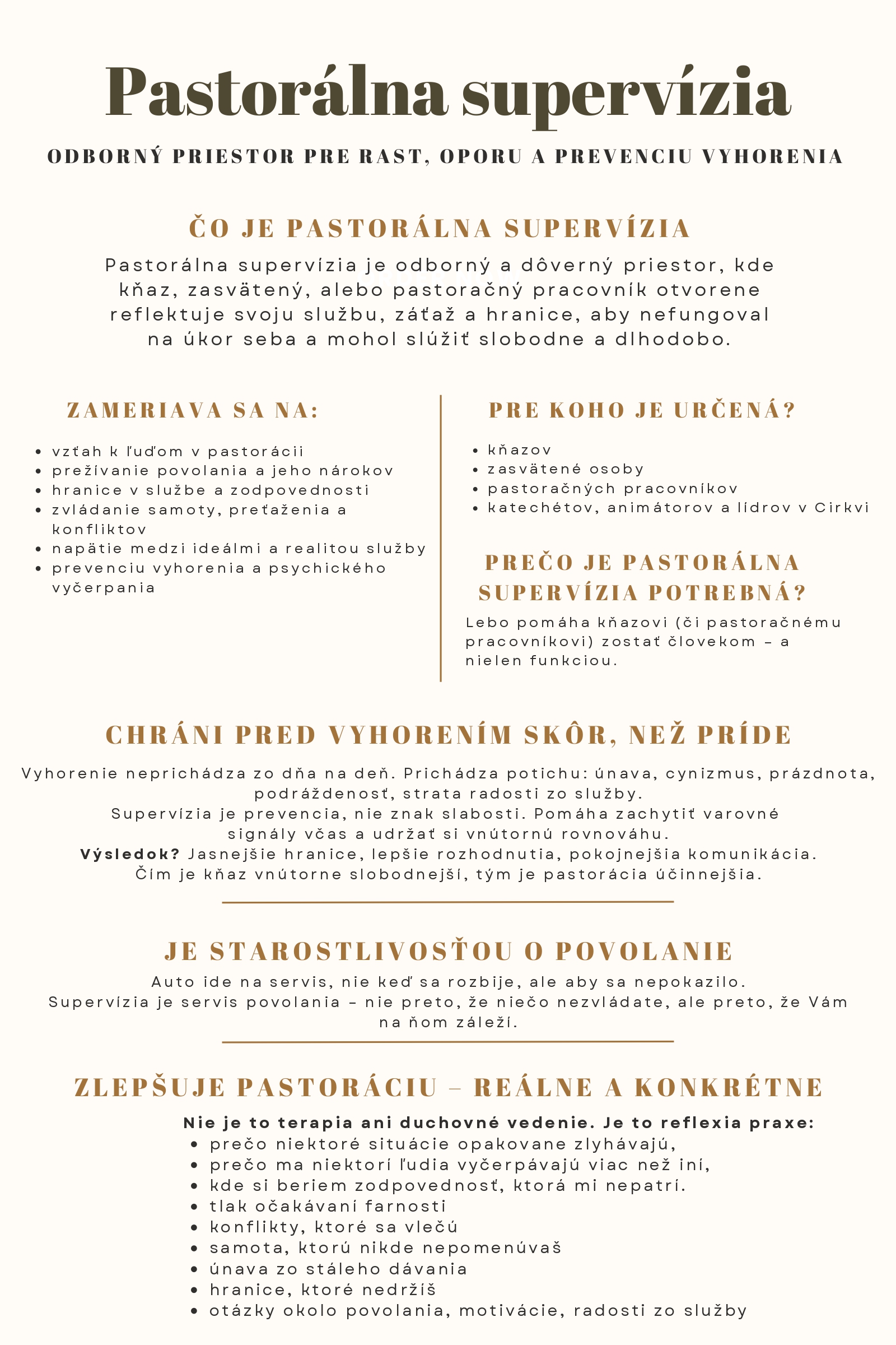 Ponuka pastorálnej supervízie