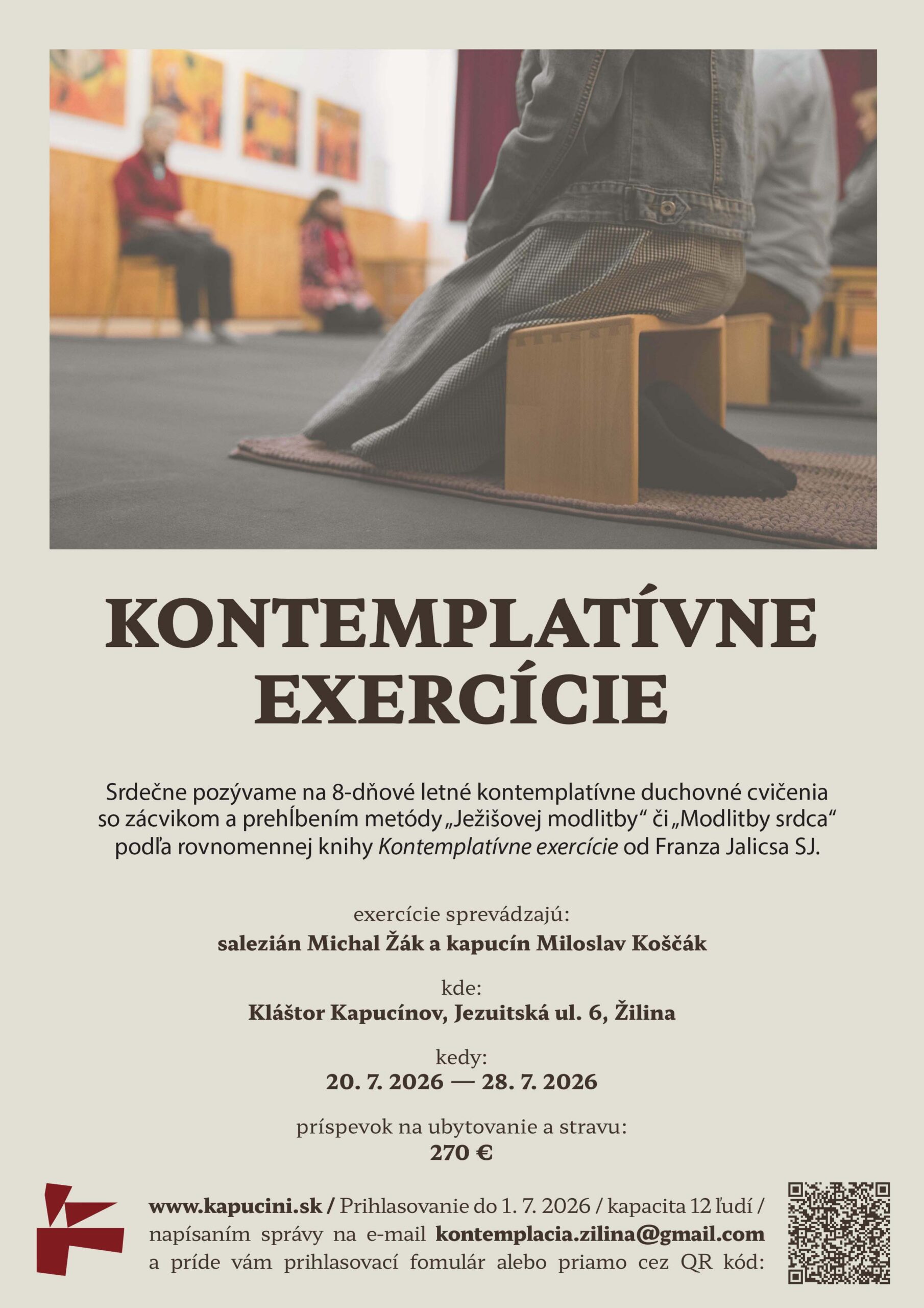 Ponuka kontemplatívnych exercícií v lete